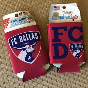 Set of 2 FC Dallas Coozies